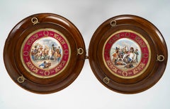 Pair of Athenian Pedestal Tables Empire Style, Early 20th Century.