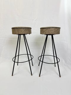 Pareja de taburetes de bar Atomic al estilo de Frederic Weinberg