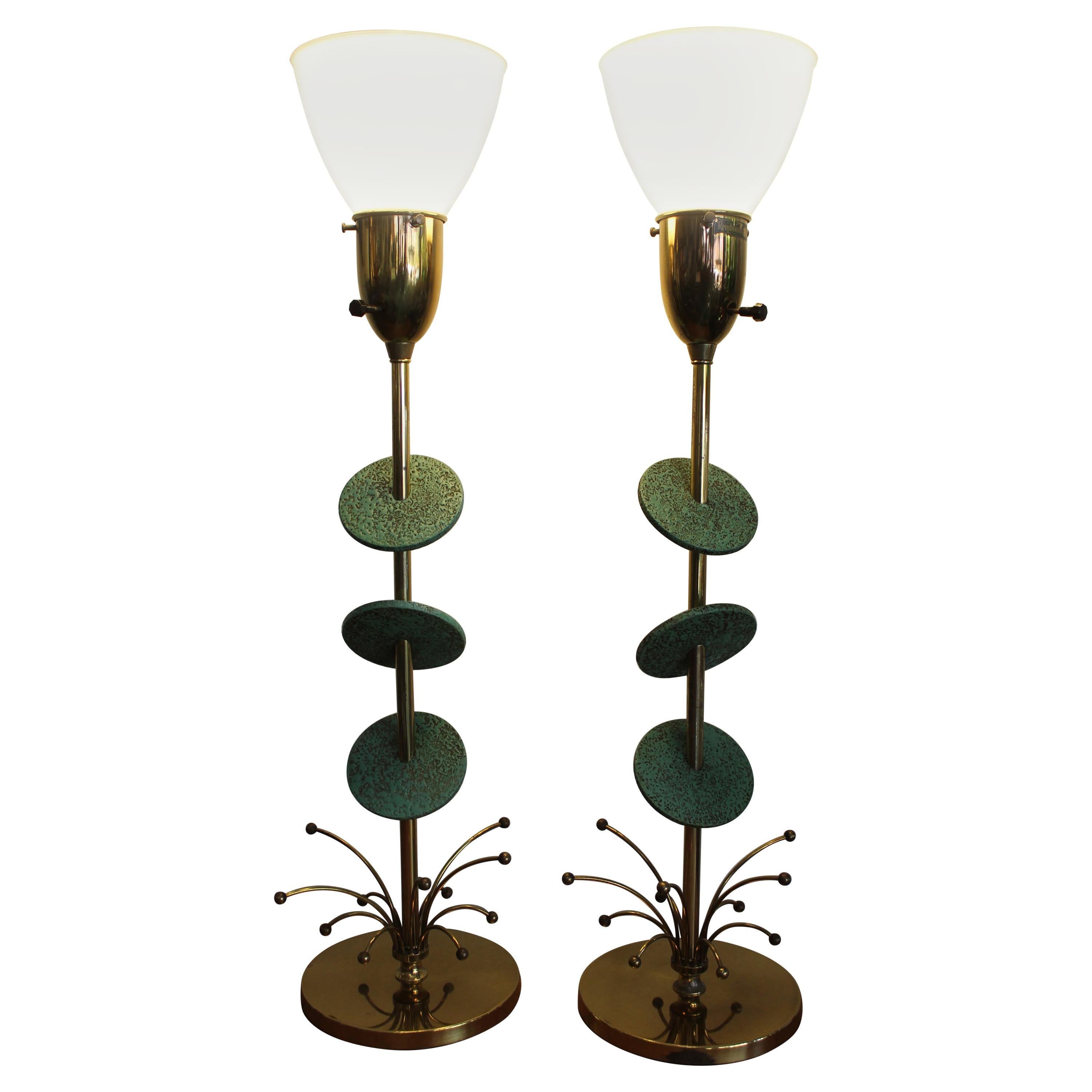 Pair of Atomic Rembrandt Lamps