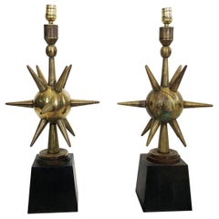 Pair of Atomic Table Lamps