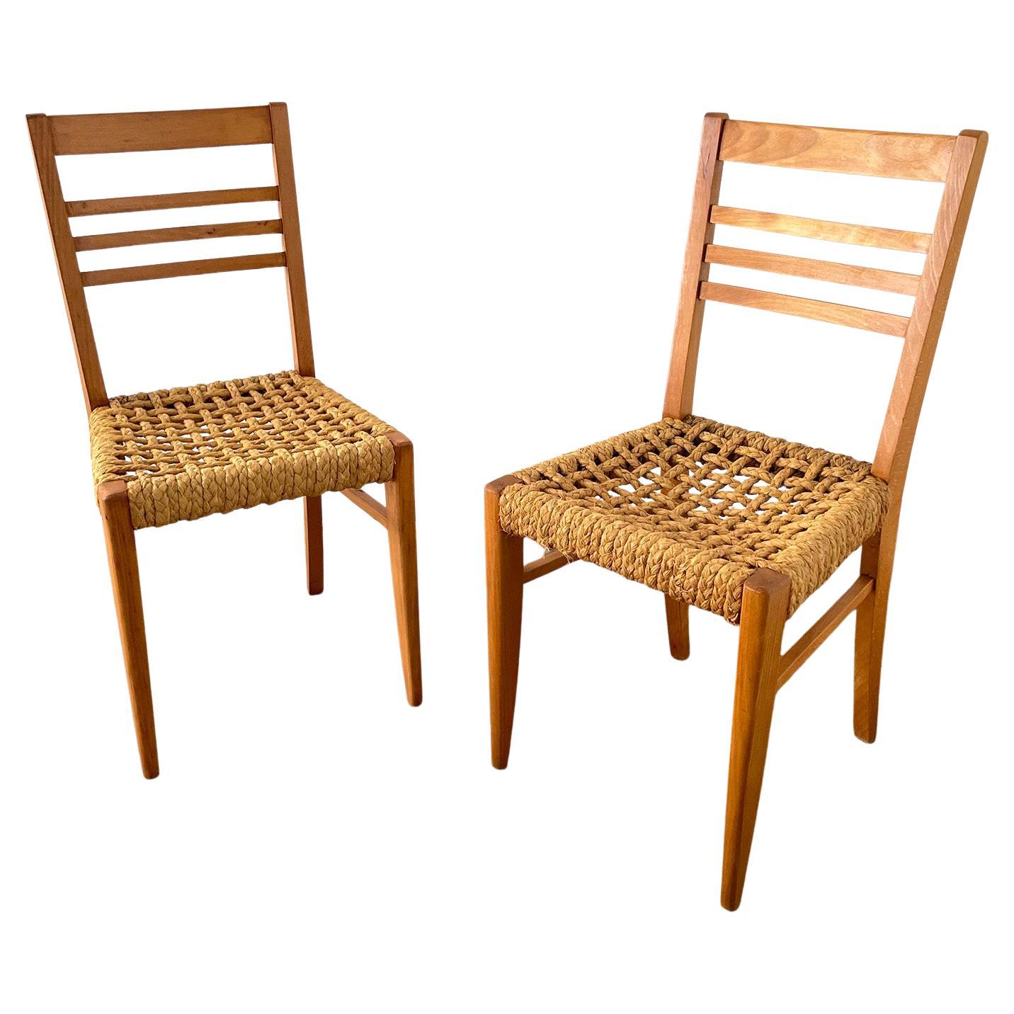 Pair of Audoux Minet Chairs