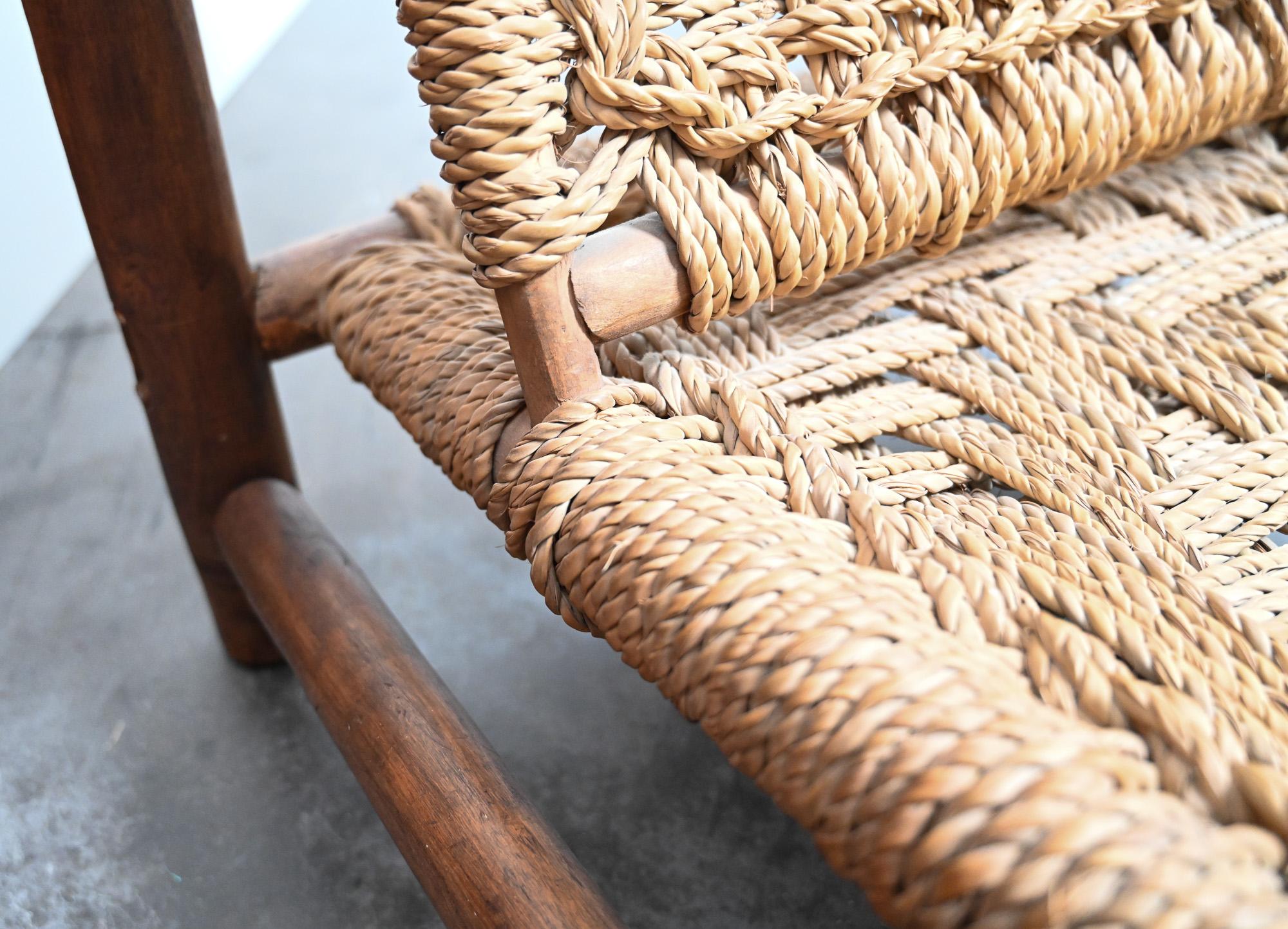 Paar niedrige Stühle Audoux Minet im Angebot 5