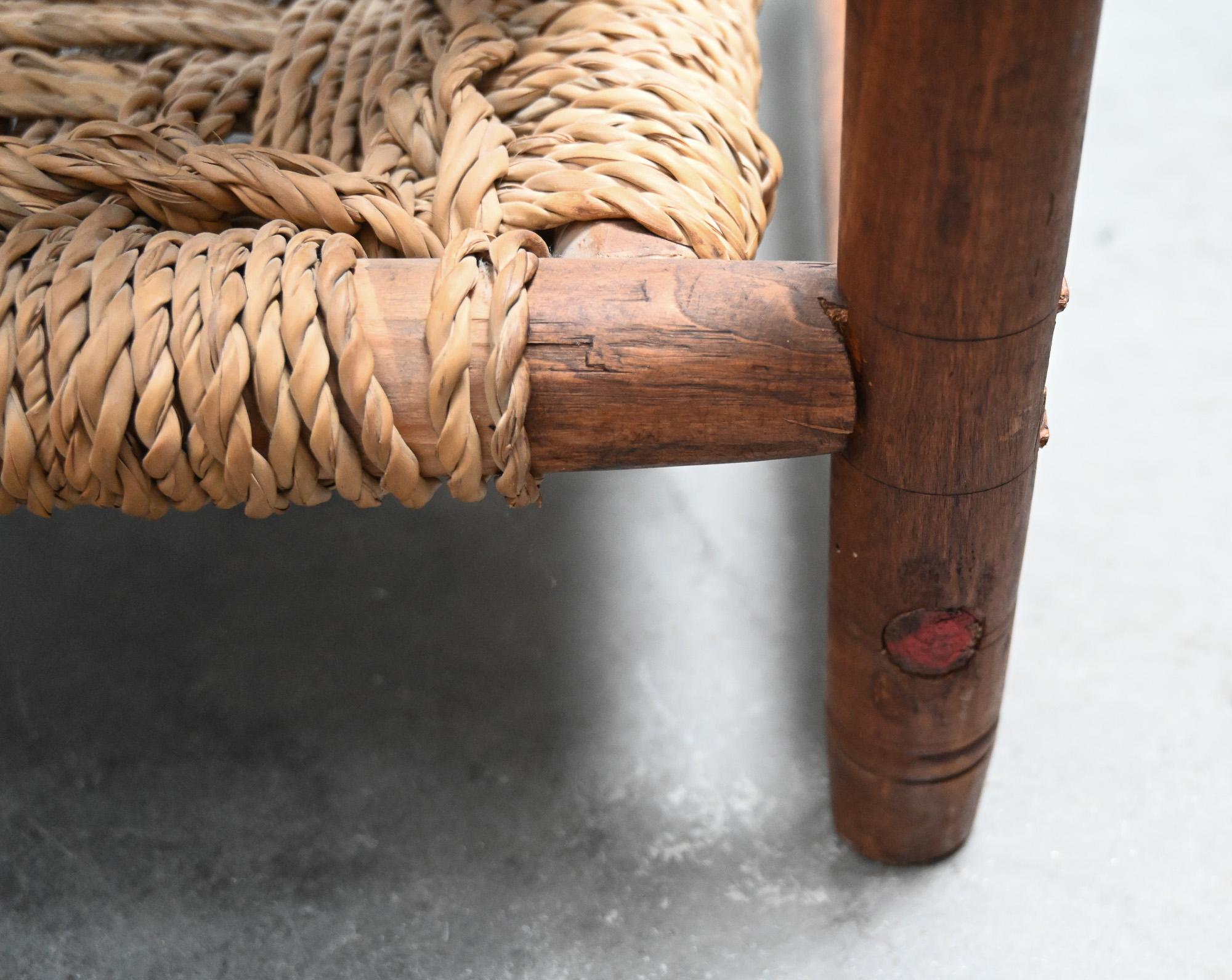 Paar niedrige Stühle Audoux Minet im Angebot 7