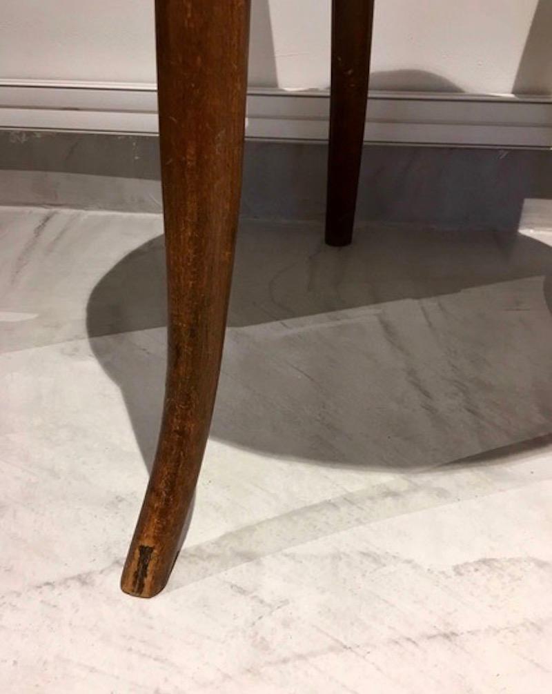 Silk Pair of August Thonet Bentwood Chairs by Thonet Bros For Sale