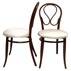 Pair of August Thonet Bentwood Chairs by Thonet Bros
