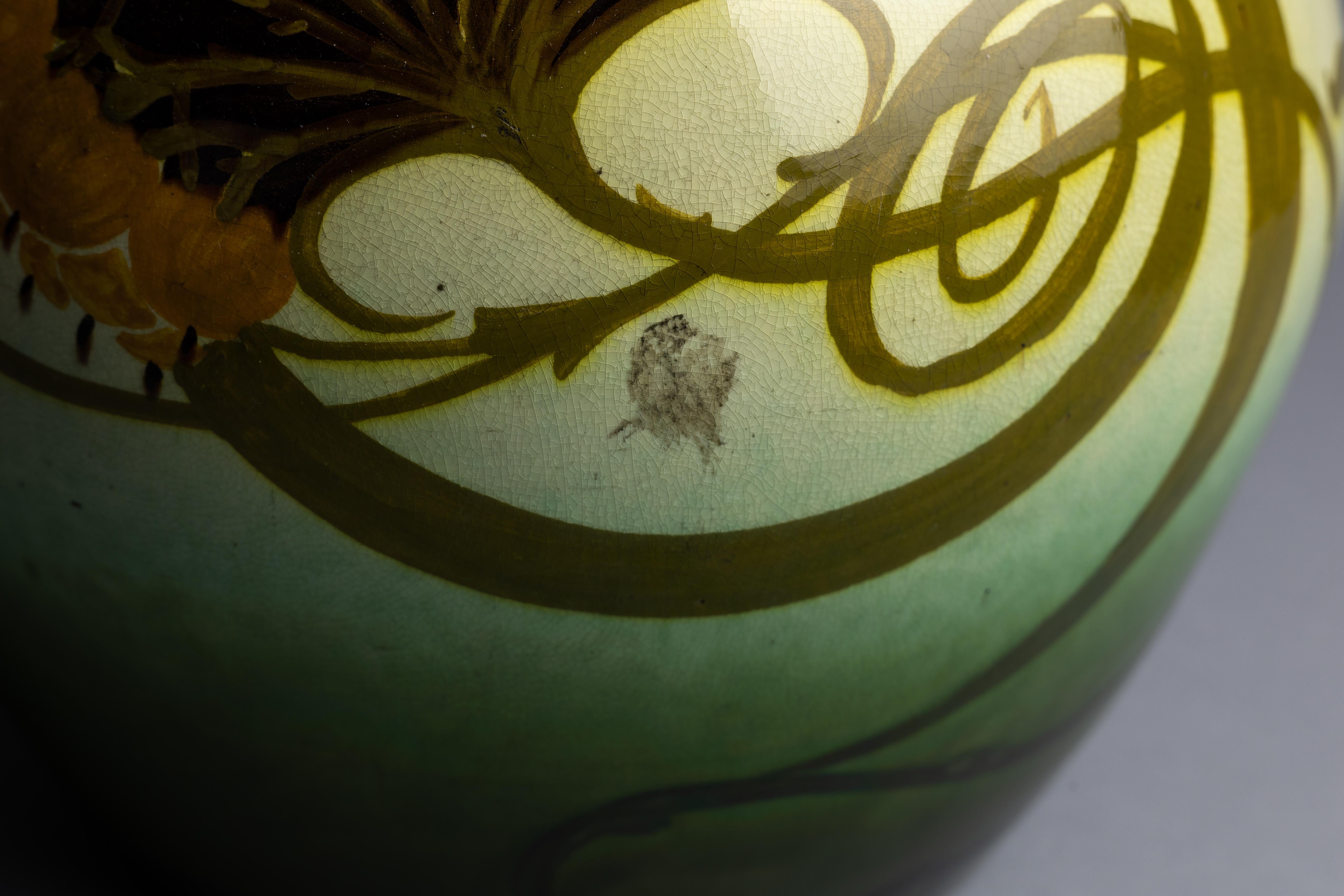 Pair of Ault Pottery Arts and Crafts Style Vases For Sale at 1stDibs