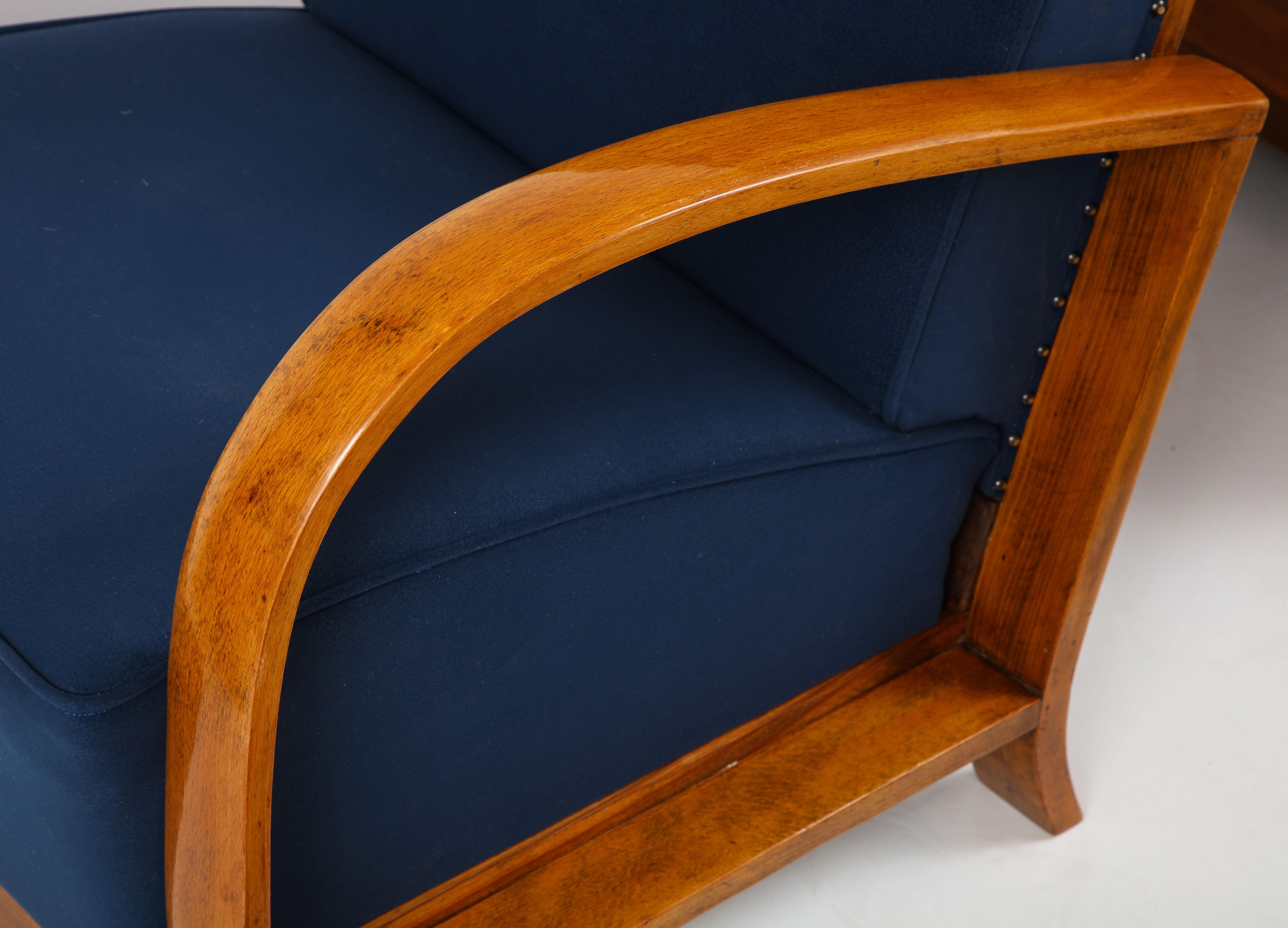 Pair of Austrian Art Deco Armchairs 5