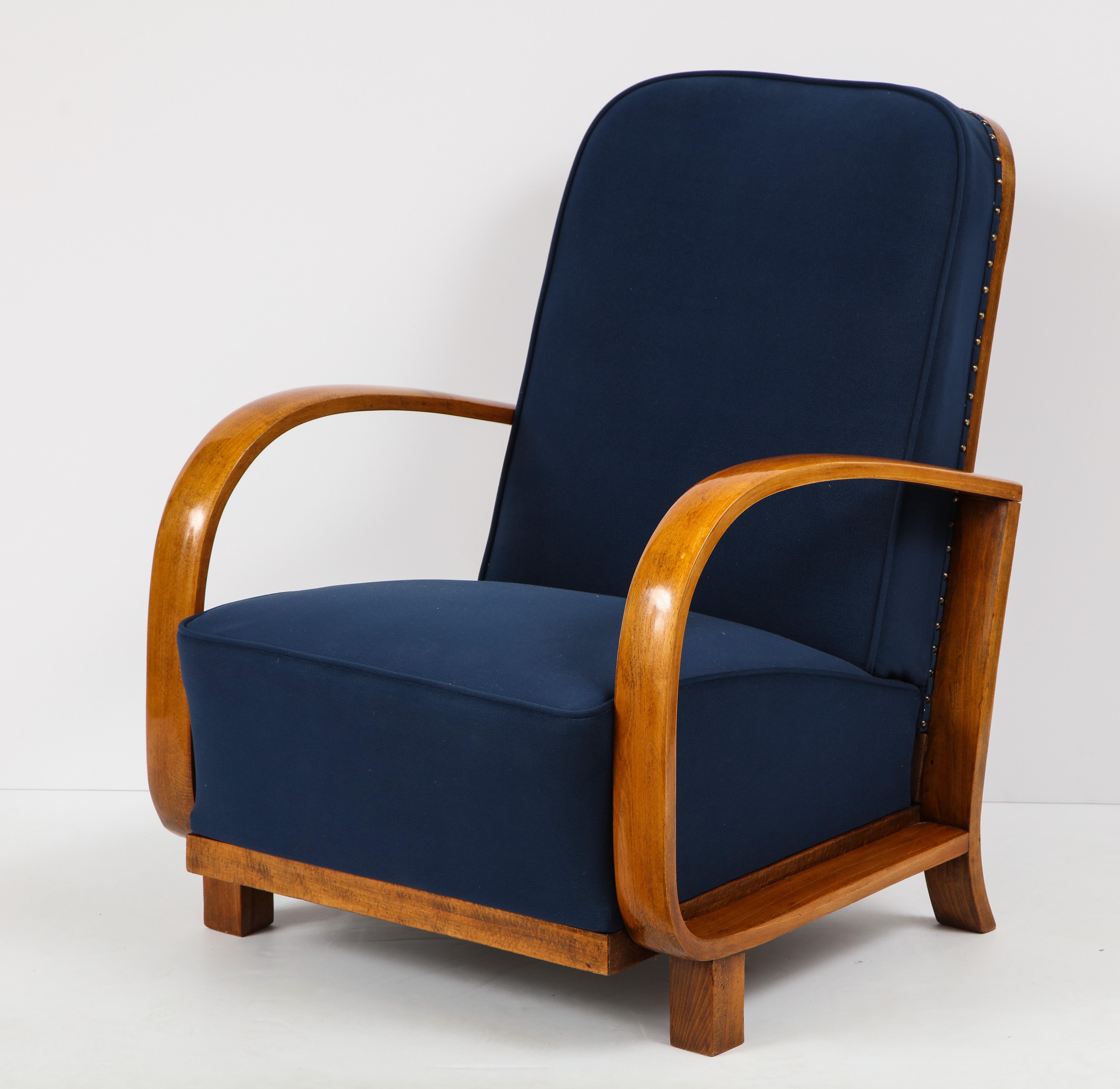 Pair of Austrian Art Deco Armchairs 14