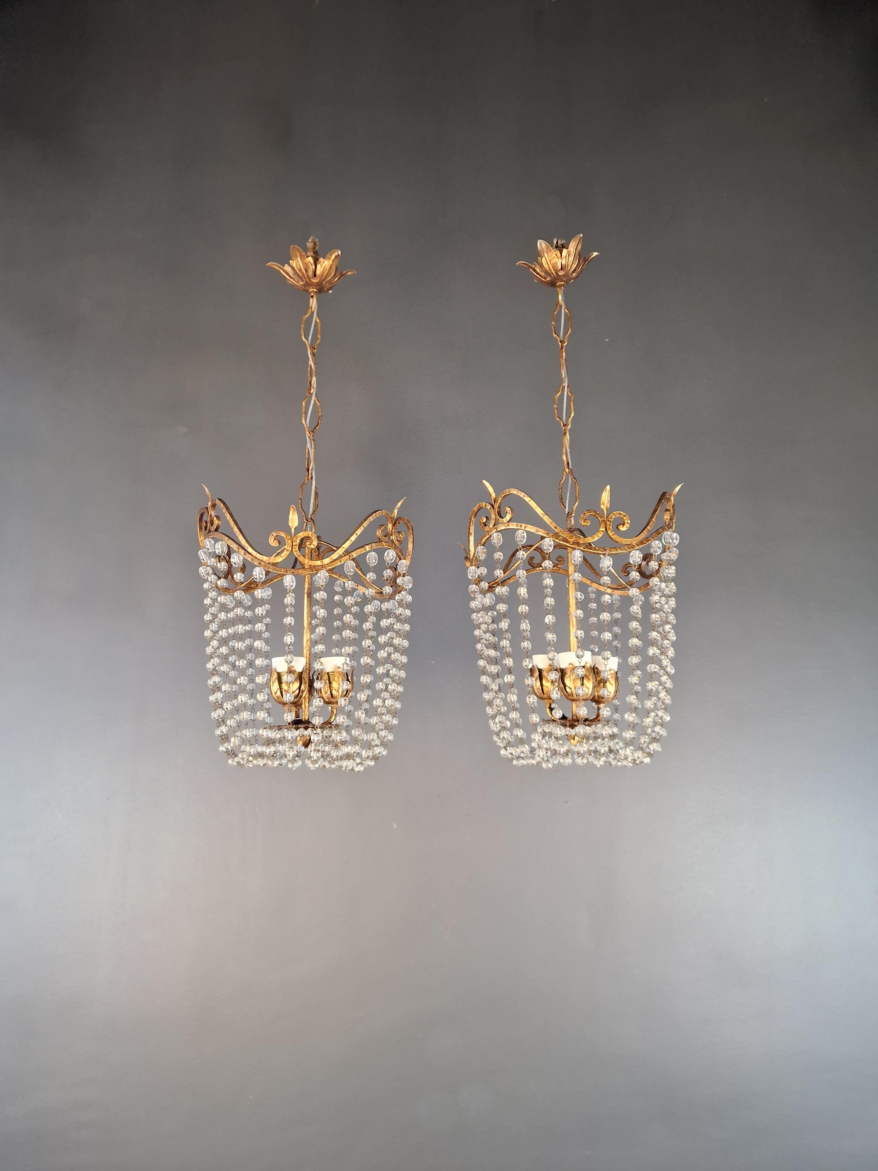 Pair of Restored Austrian Chandeliers – Viennese Jugendstil / Empire

For sale is a stunning pair of Austrian chandeliers that have been professionally restored in Berlin. Both chandeliers are fully functional and complement each other
