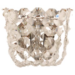 Pair of Austrian Crystal Sconces by Bakalowits and Sohne