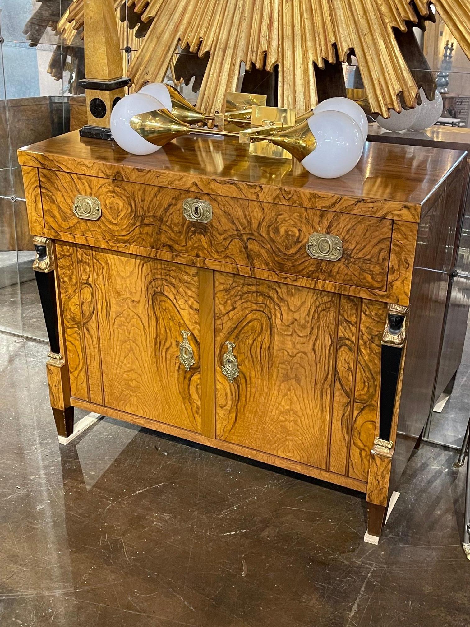 Pair of Austrian Empire Side Cabinets In Good Condition In Dallas, TX