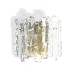 Pair of Austrian Kalmar "Palazzo" Ice Crystal Sconces