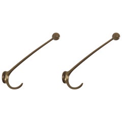 Retro Pair of Austrian Midcentury Wall Hooks by Hagenauer