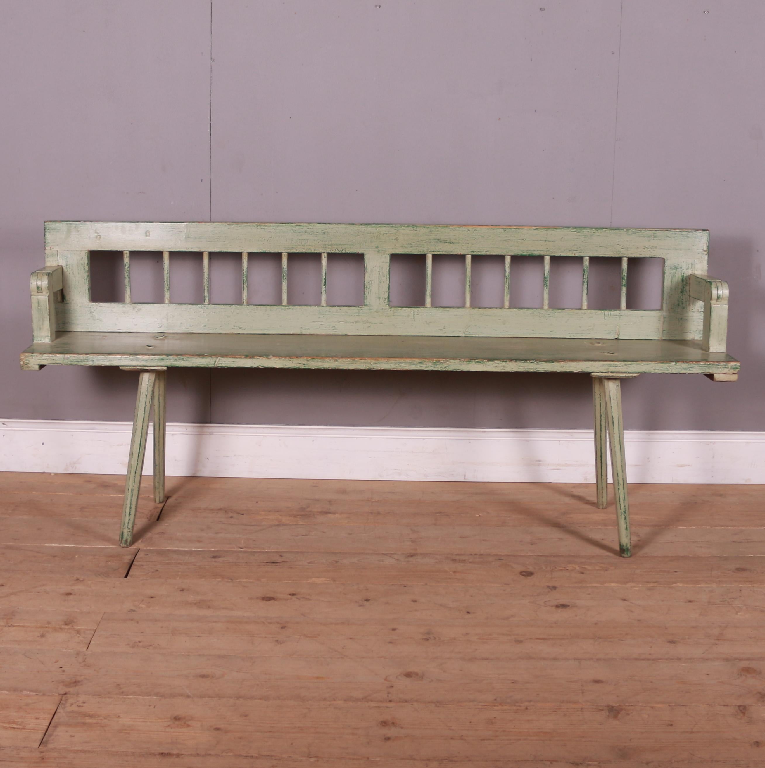 Pair of Austrian Pine Benches 1