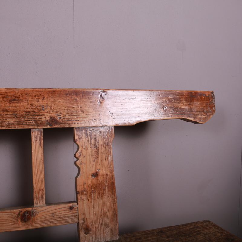Pair of Austrian Pine Benches 2