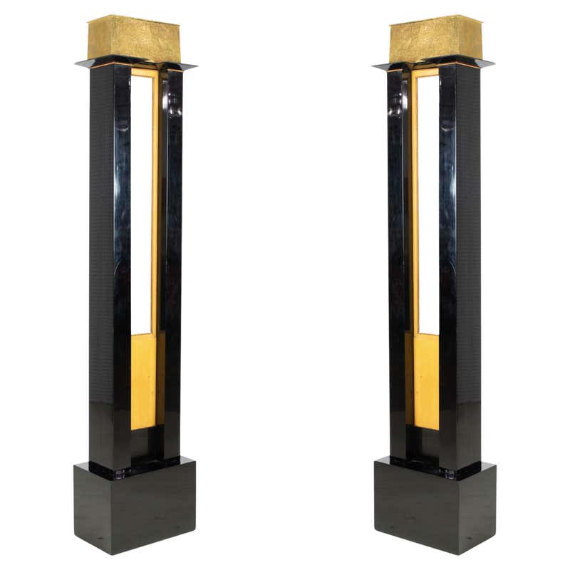 Ceramic Jardinière 'Planter and Stand' Pedestal Decorated with Flowers