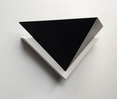 Pair of Austrian Vintage Geometric Black-White Wall Lights Sconces by Kalmar