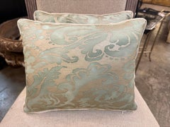 Paire de coussins vénitiens authentiques de Fortuny