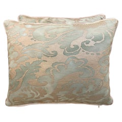 Paire de coussins vénitiens authentiques de Fortuny