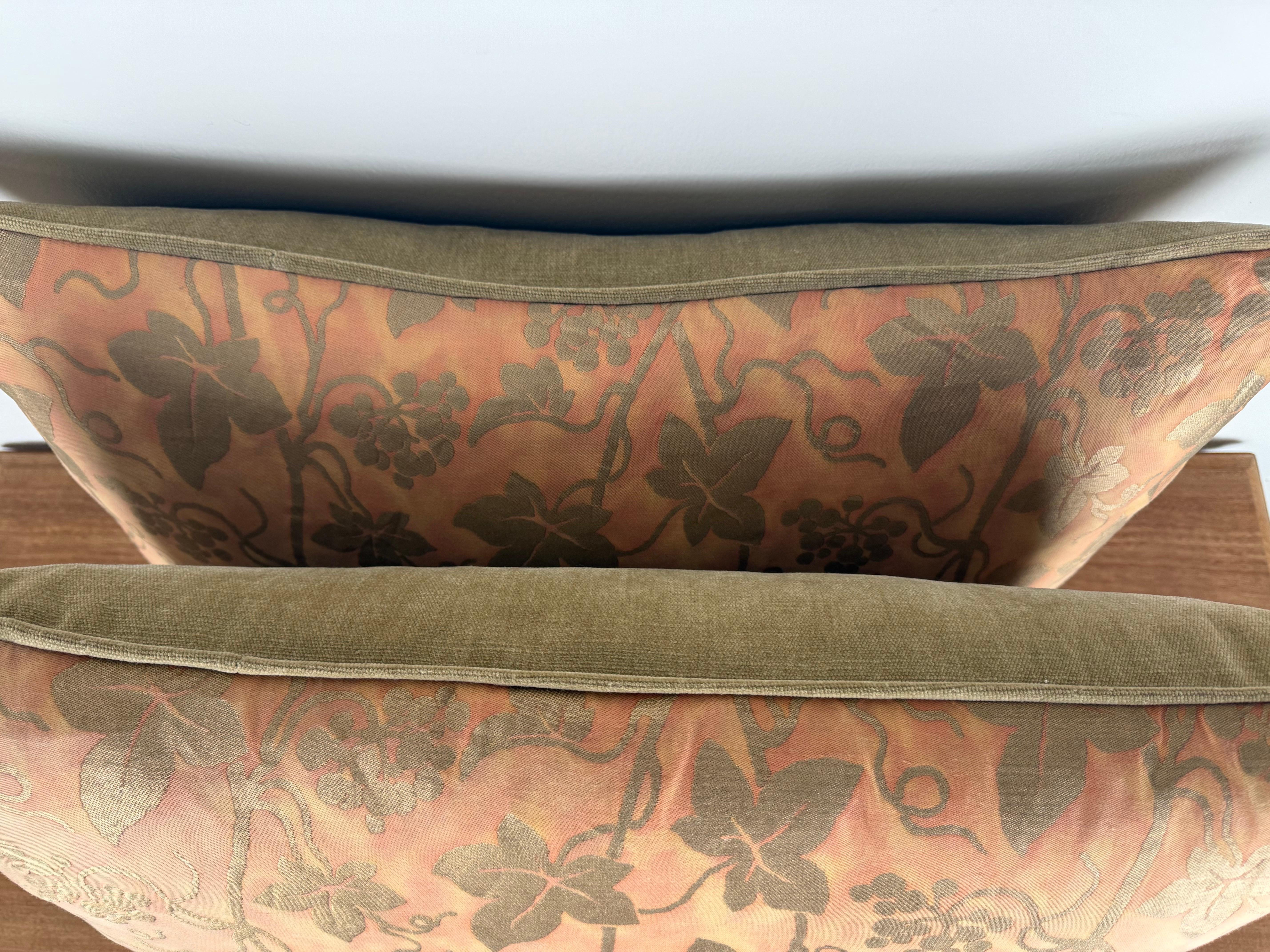 Italiano Coppia di autentici cuscini 