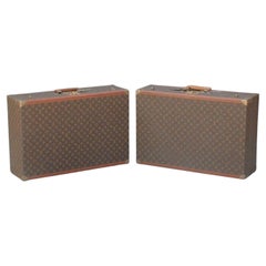 Pair of Authentic Louis Vuitton Luggage Pieces