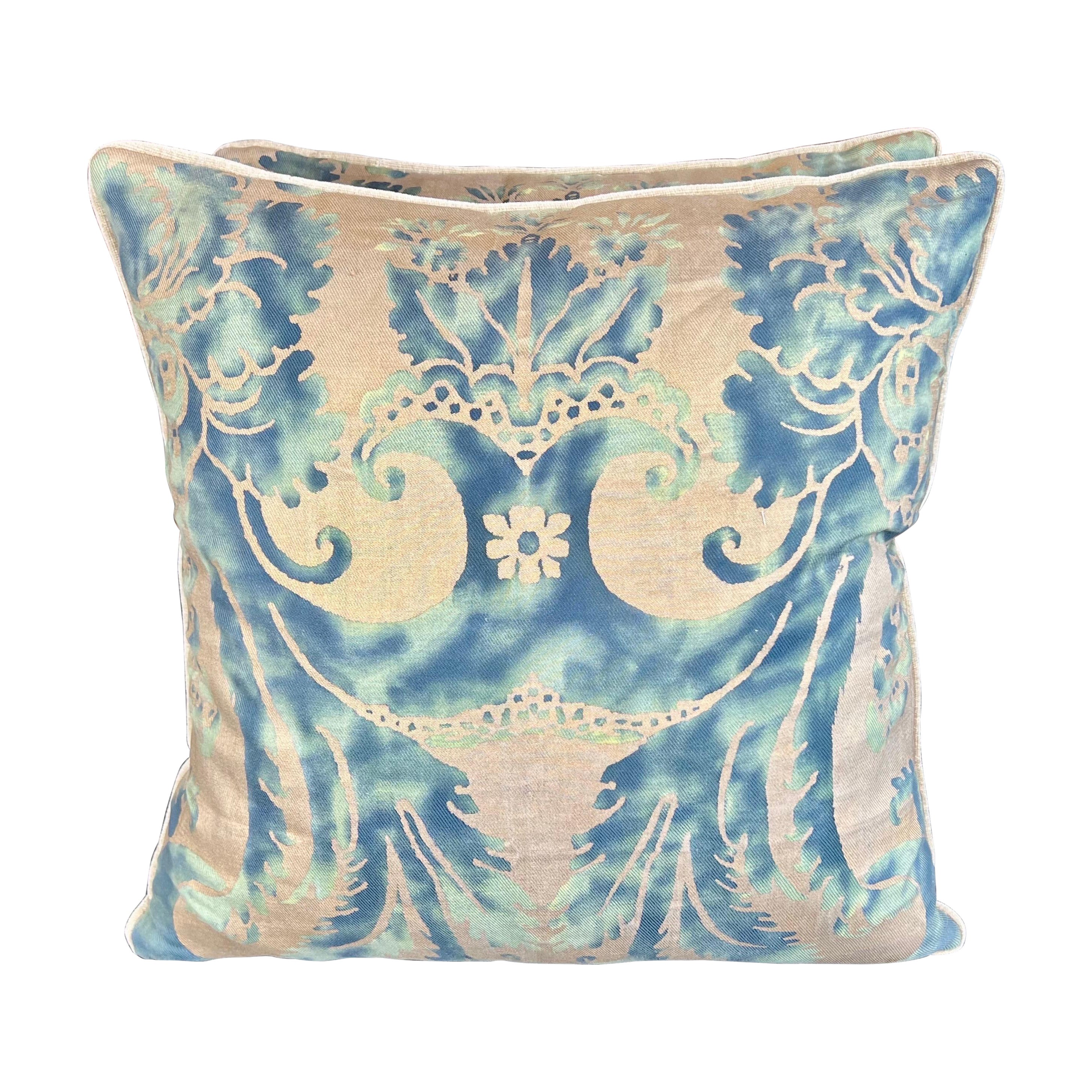 Pair of Authentic Mariano Fortuny Pillows