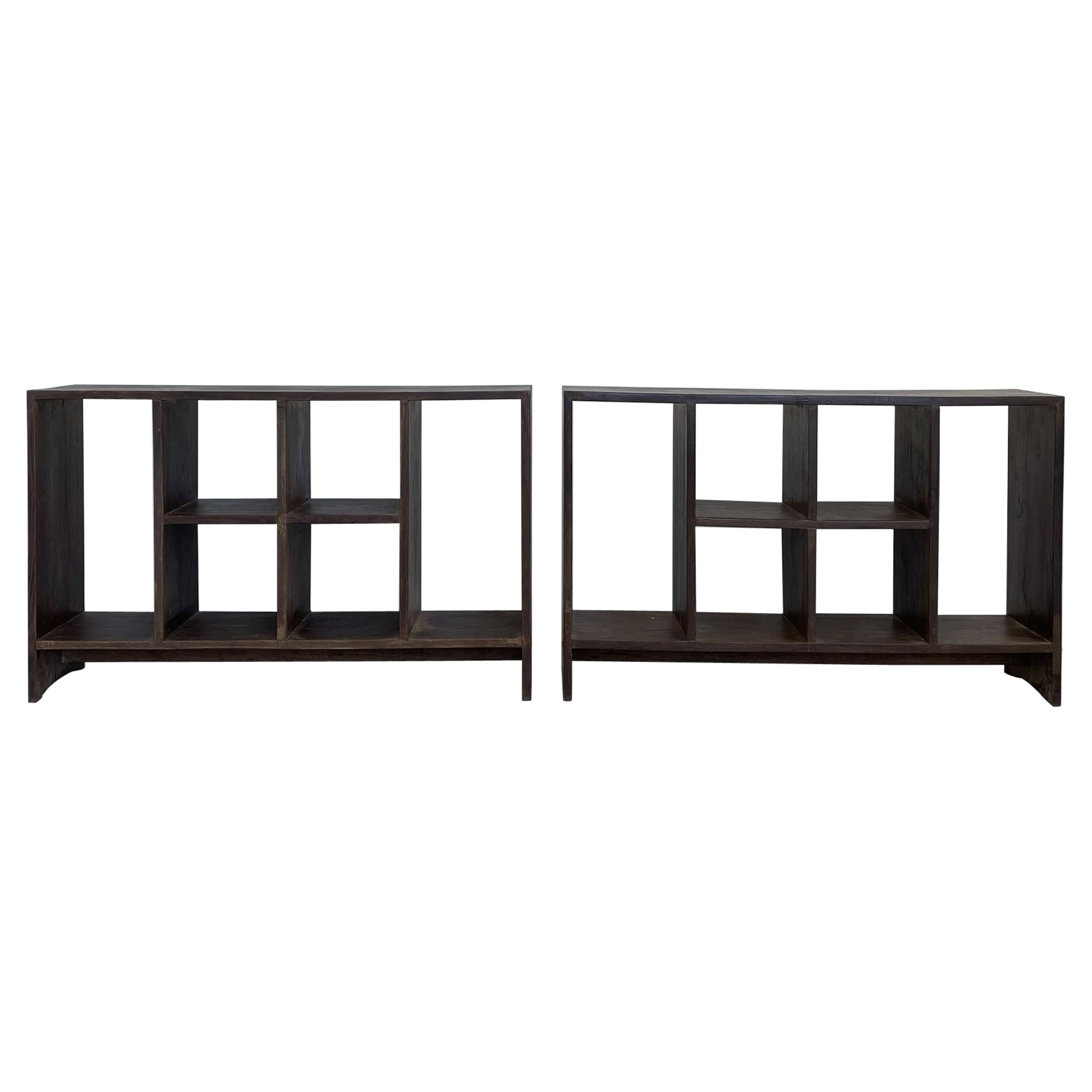 Pair of Authentic Pierre Jeanneret Bookcases / Shelving Unit, Mid-Century Modern