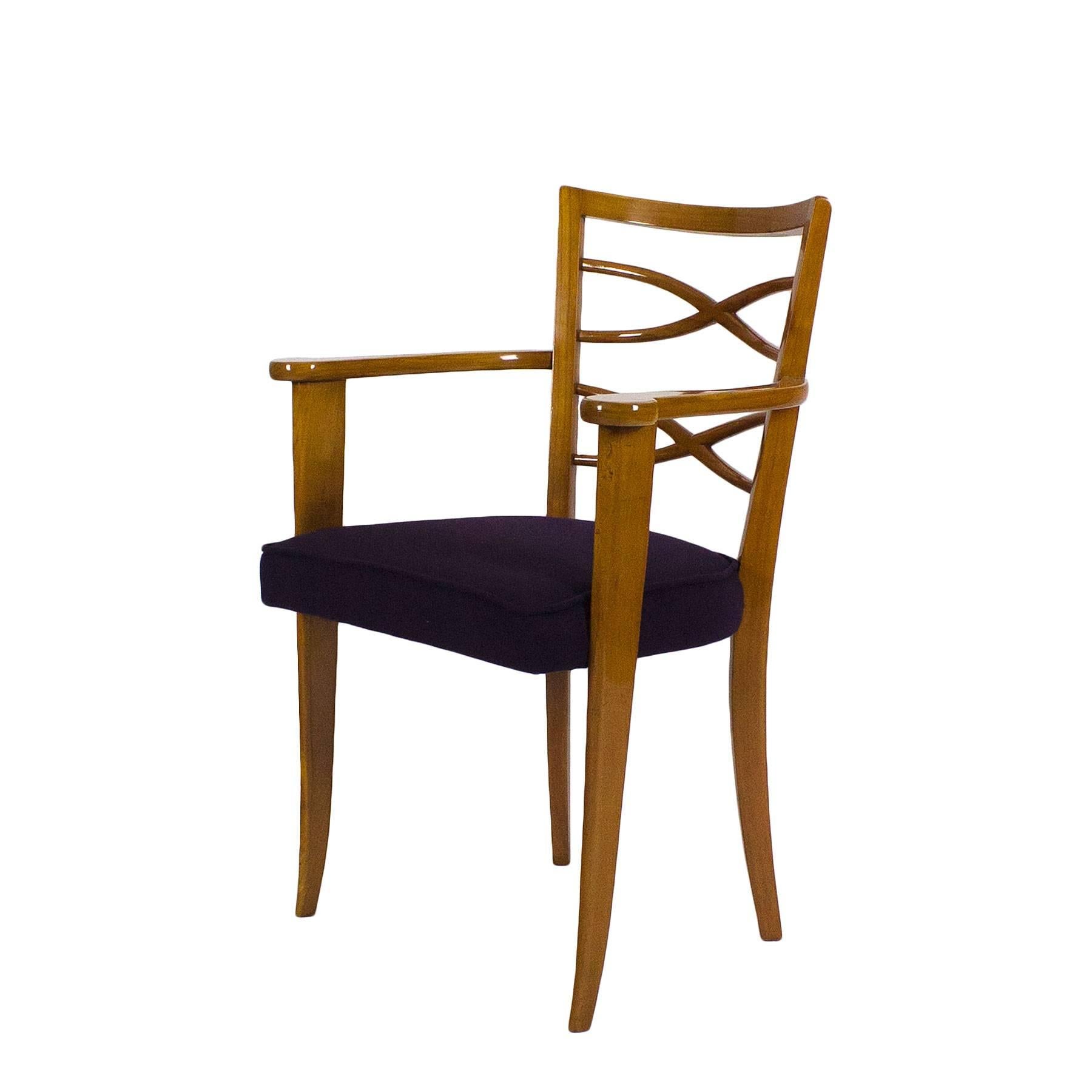 Mid-Century Modern Paire de fauteuils auxiliaires ou de bureau, attribués à De Coene Frères - Belgique, années 1940 en vente