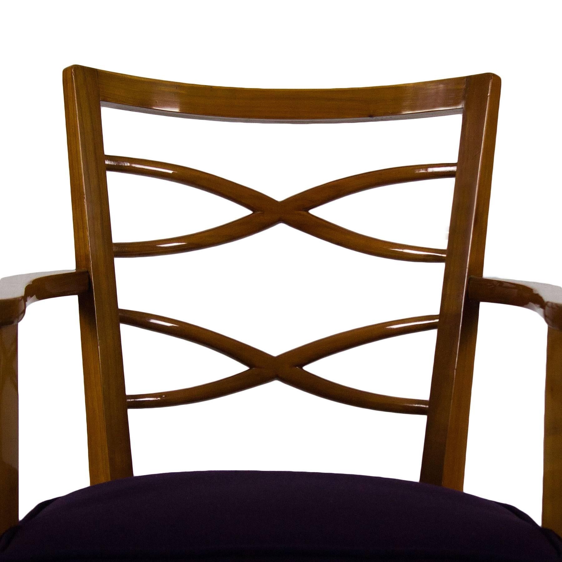 Paire de fauteuils auxiliaires ou de bureau, attribués à De Coene Frères - Belgique, années 1940 en vente 1