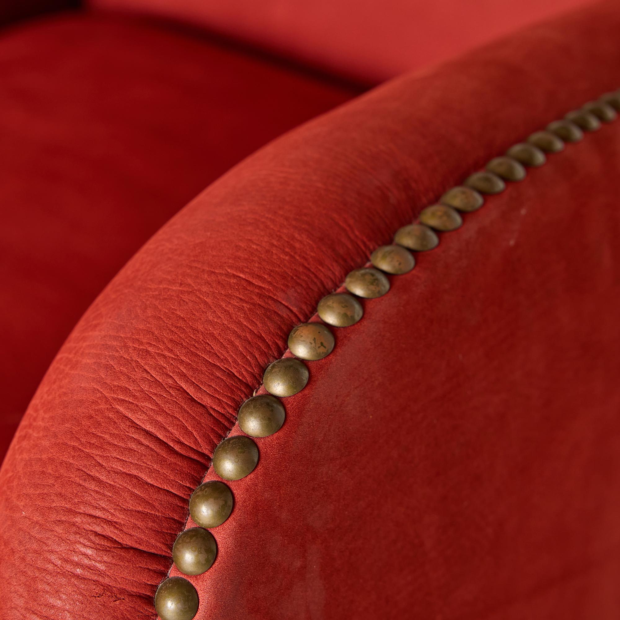 Paire de fauteuils club Ava dans le style de Frits Henningsen en vente 4