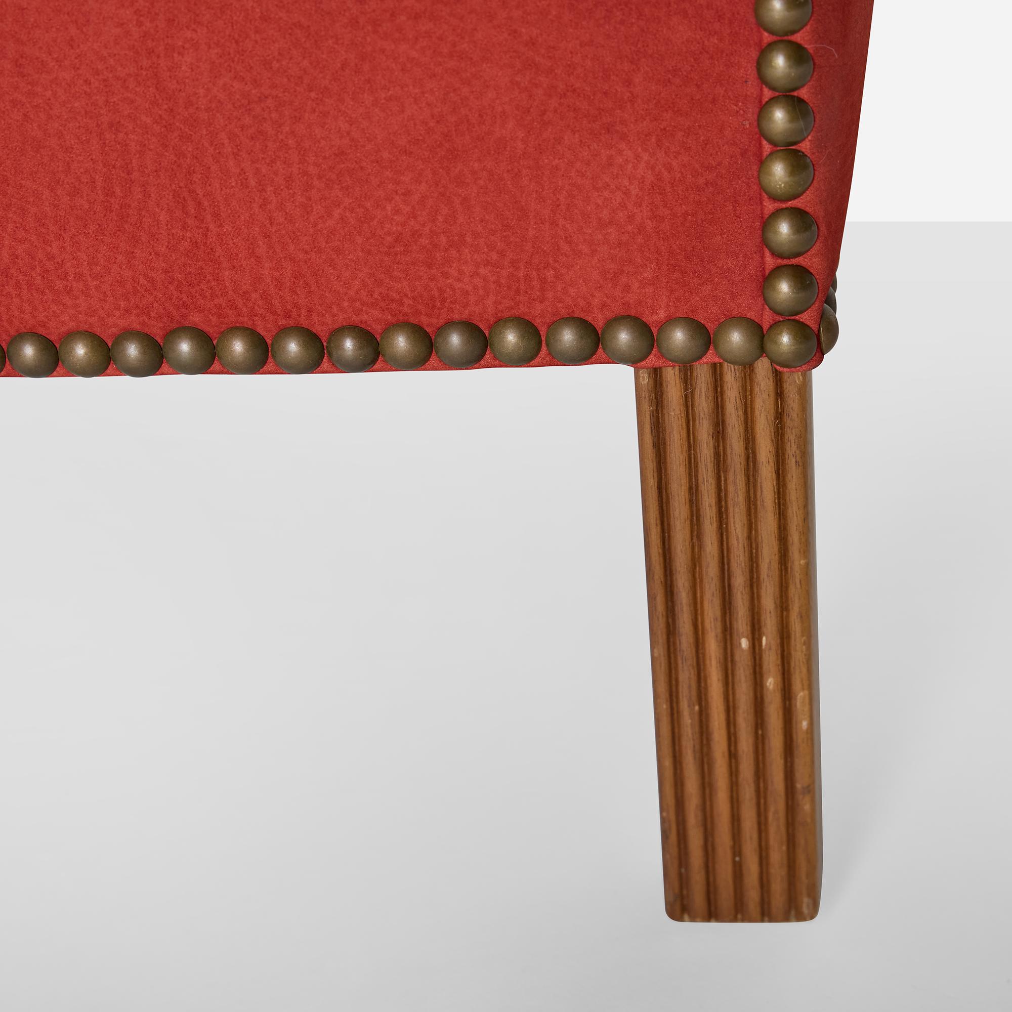 Paire de fauteuils club Ava dans le style de Frits Henningsen en vente 5