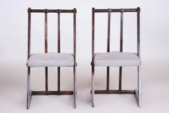 Coppia di poltrone Avant Garde, realizzate nella Repubblica Ceca degli anni '40. Originale, non restaurato