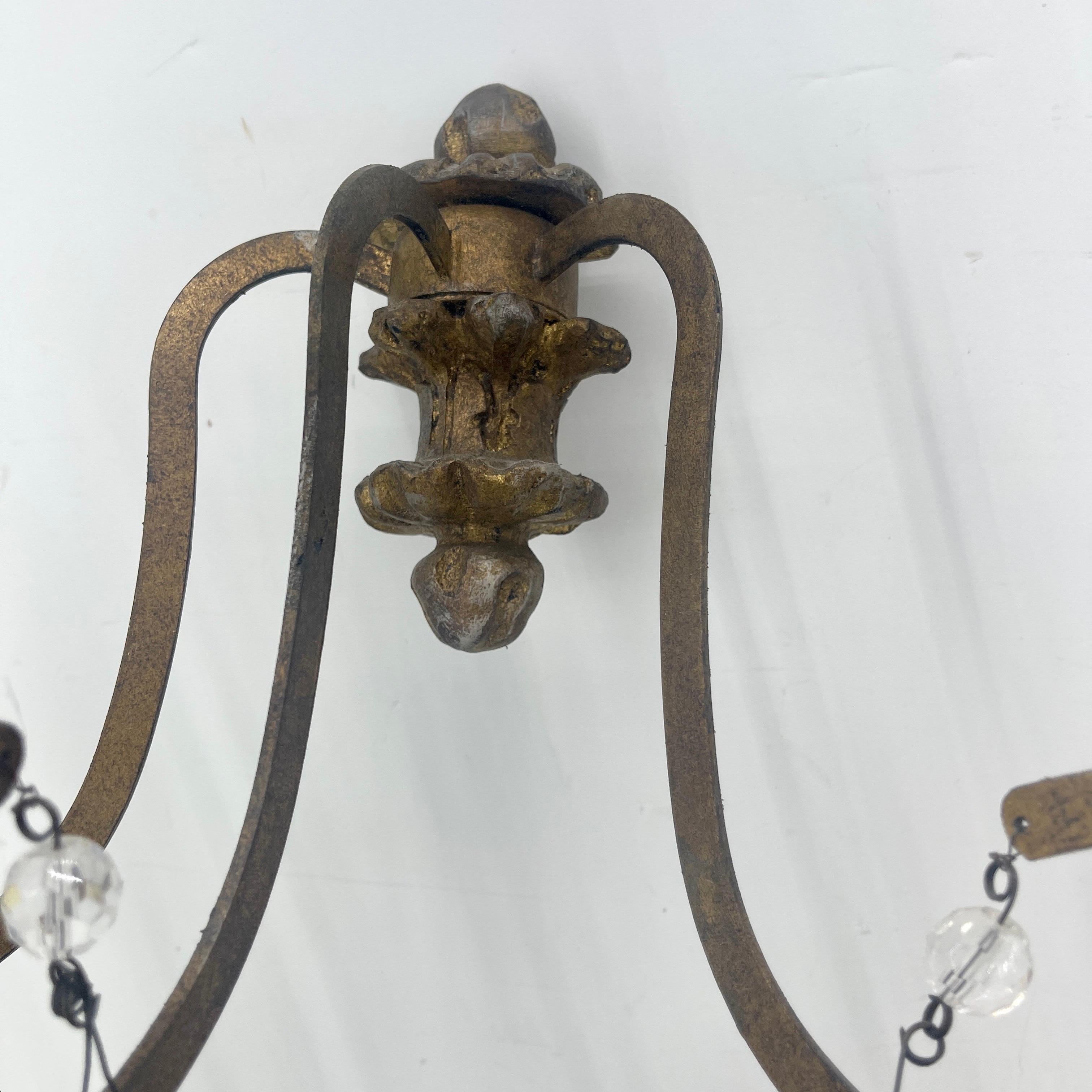 Pair of Avignon 3 Light Wall Sconces by Niermann Weeks 2