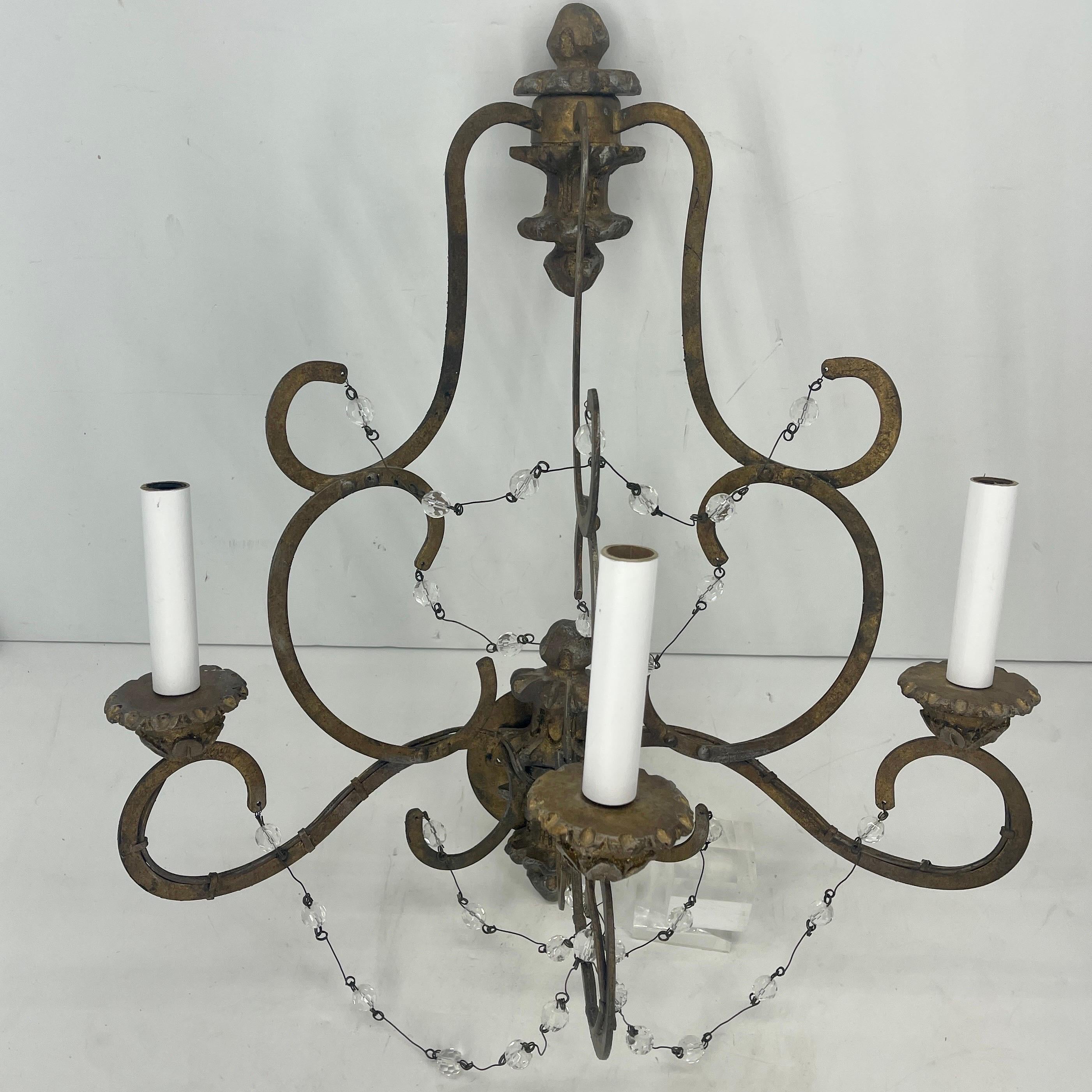 Pair of Avignon 3 Light Wall Sconces by Niermann Weeks 6