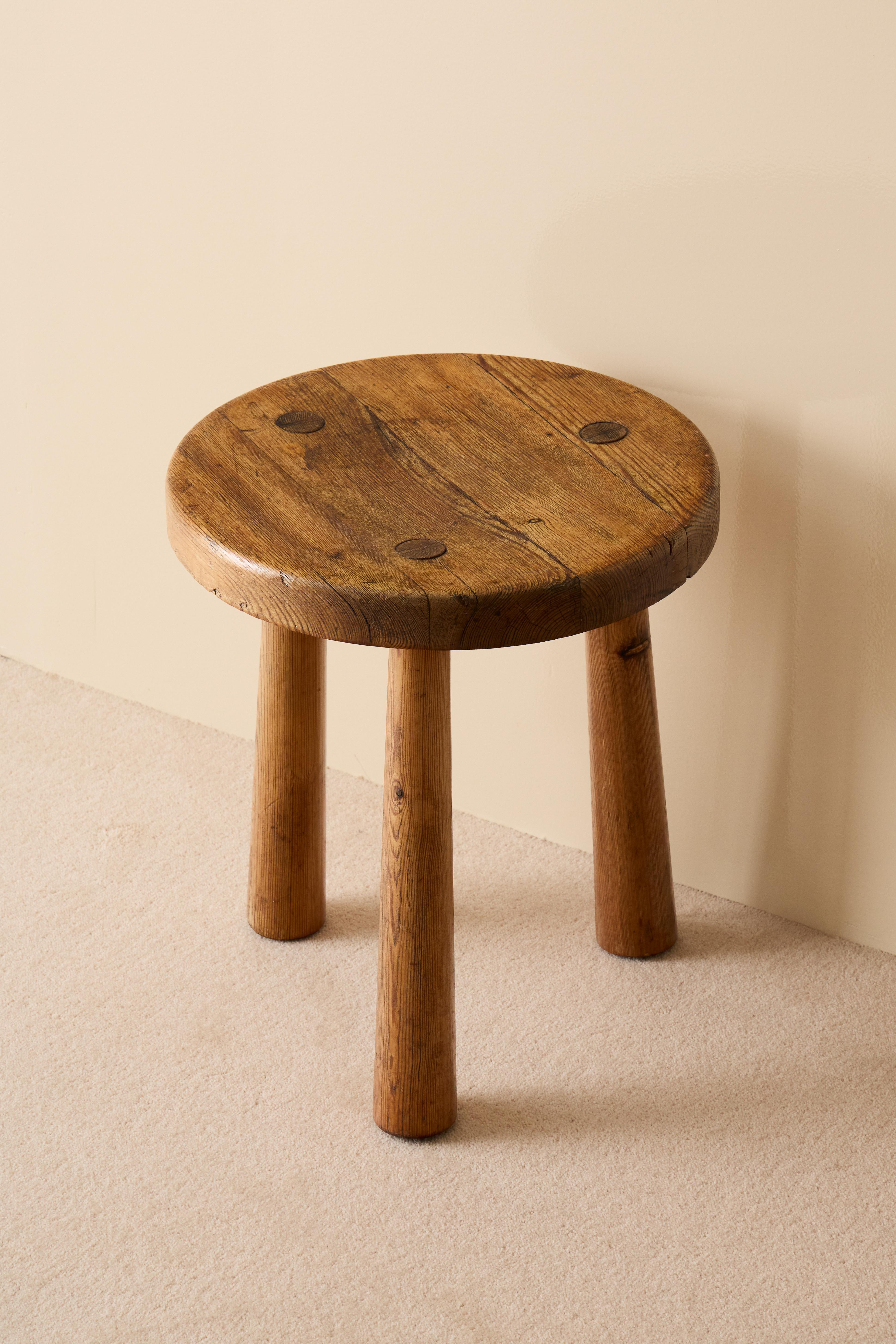 Paire de tabourets/tables d'appoint Koga d'Axel-Einar Hjorth, Suède, années 1930 Bon état - En vente à Stockholm, SE