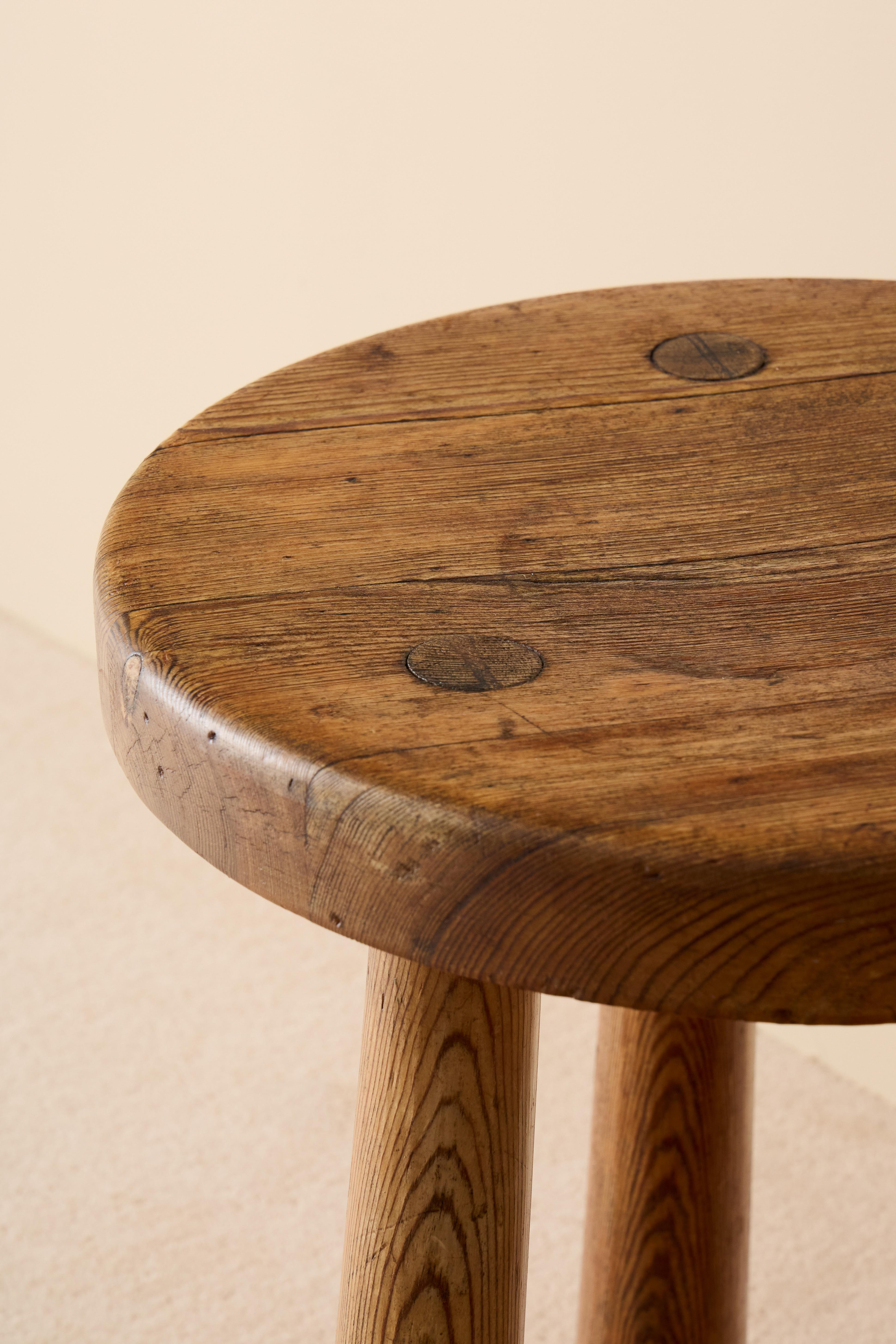 Milieu du XXe siècle Paire de tabourets/tables d'appoint Koga d'Axel-Einar Hjorth, Suède, années 1930 en vente