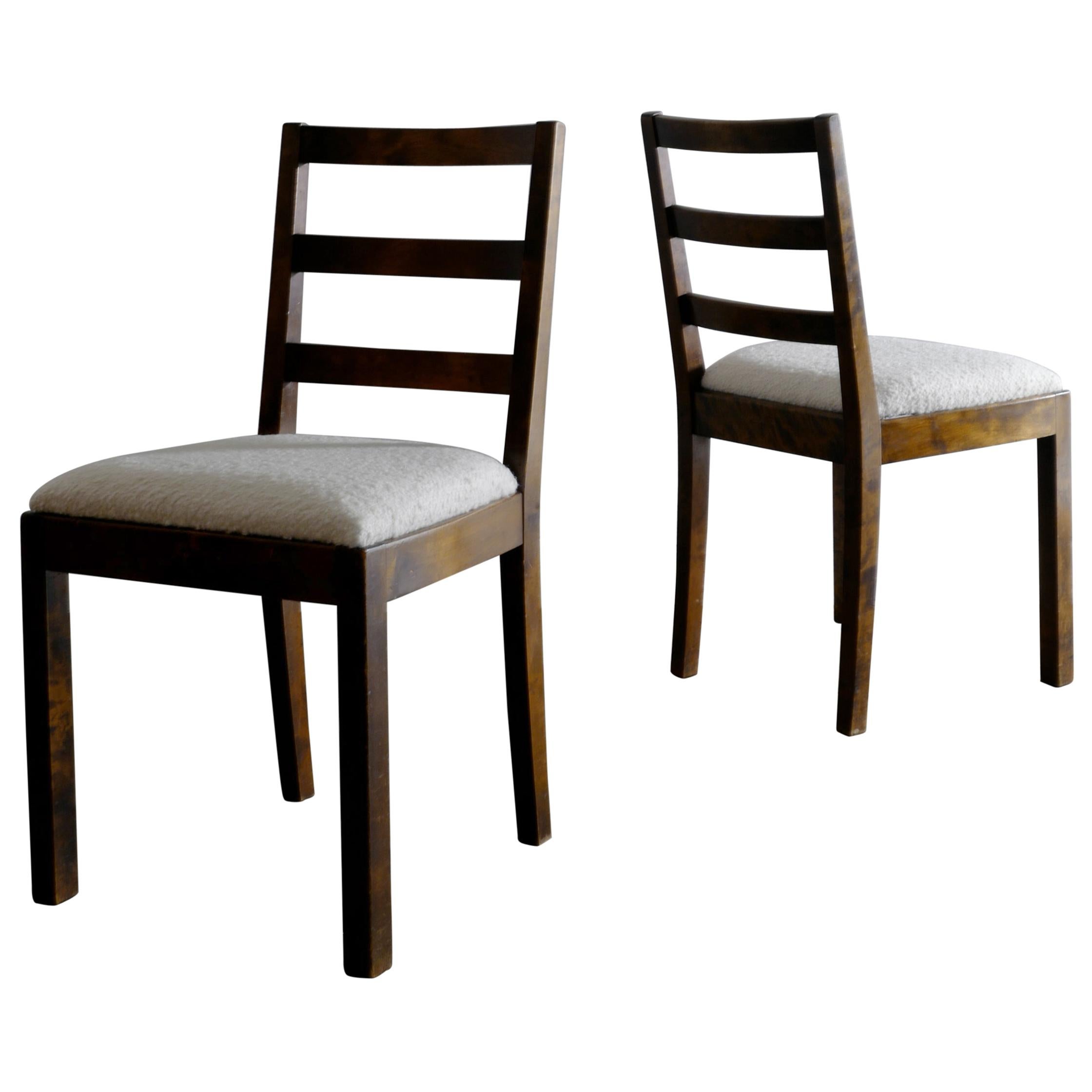 Pair of Axel Einar Hjorth "Typenko" Chairs for Nordiska Kompaniet, Sweden, 1930s