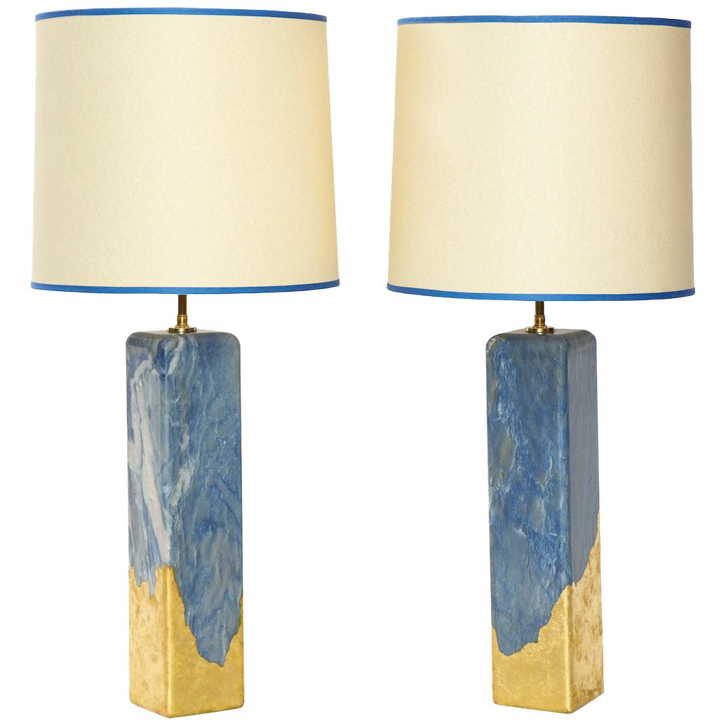 Pair of "Azula" Lamps by Arriau For Sale
