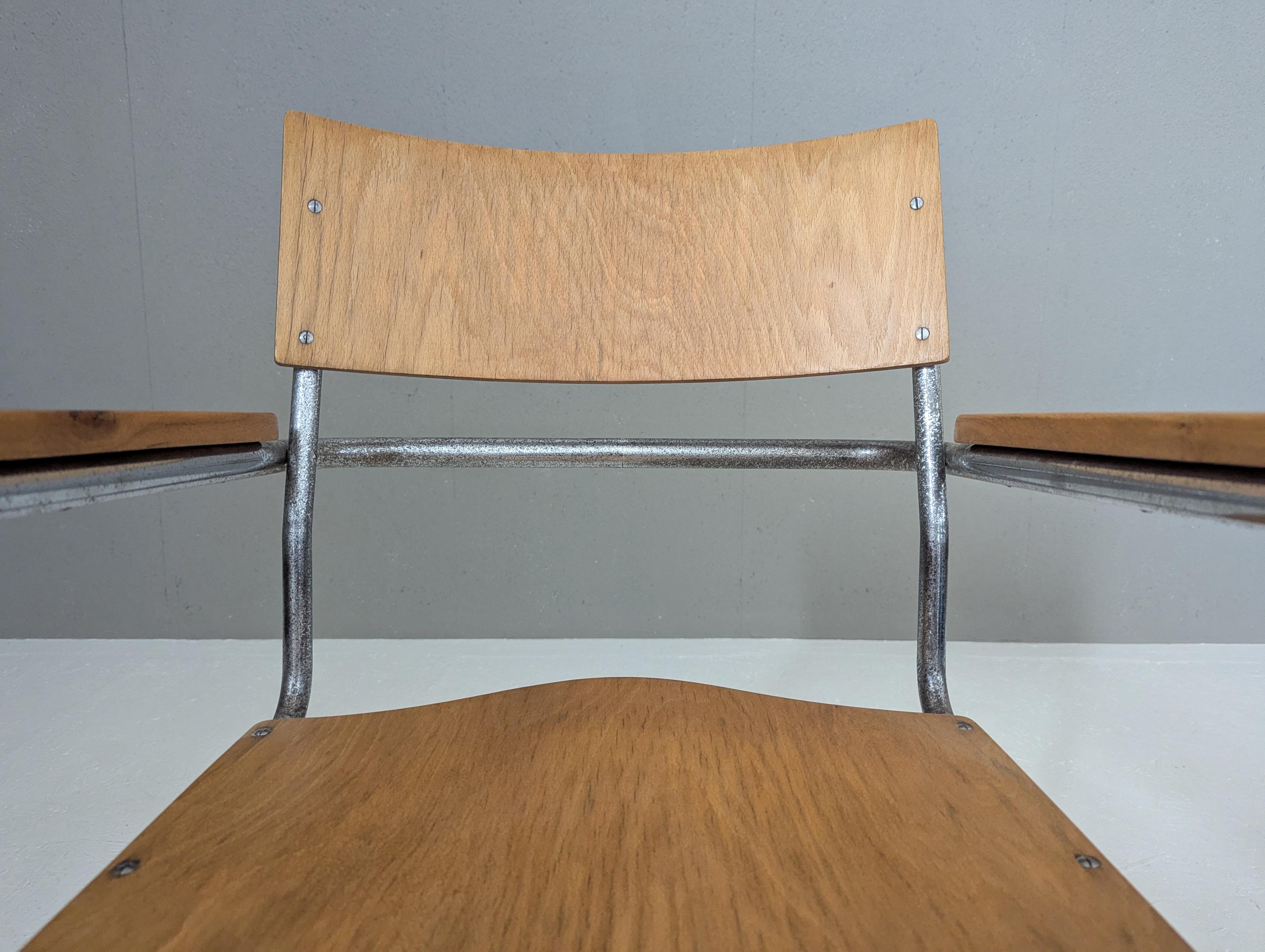 Pareja de sillones B 34 de Marcel Breuer para Samal & co. Años 30 en venta 5