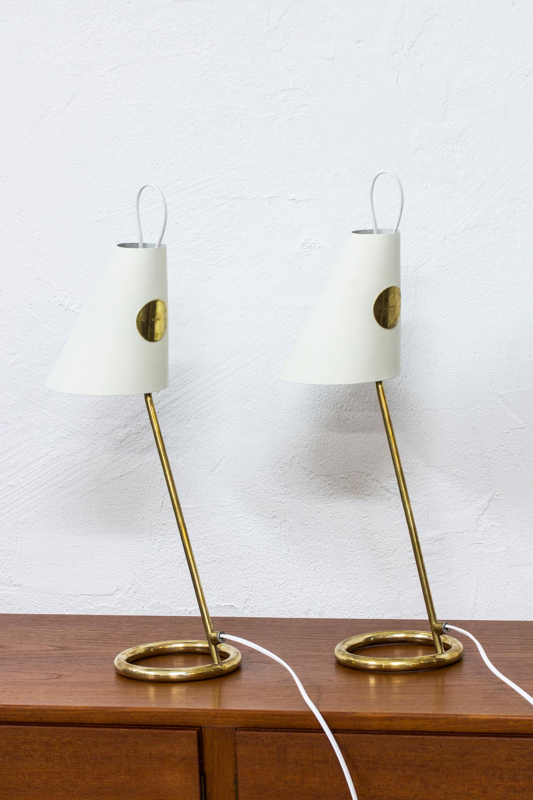 Scandinave moderne Paire de lampes de table 