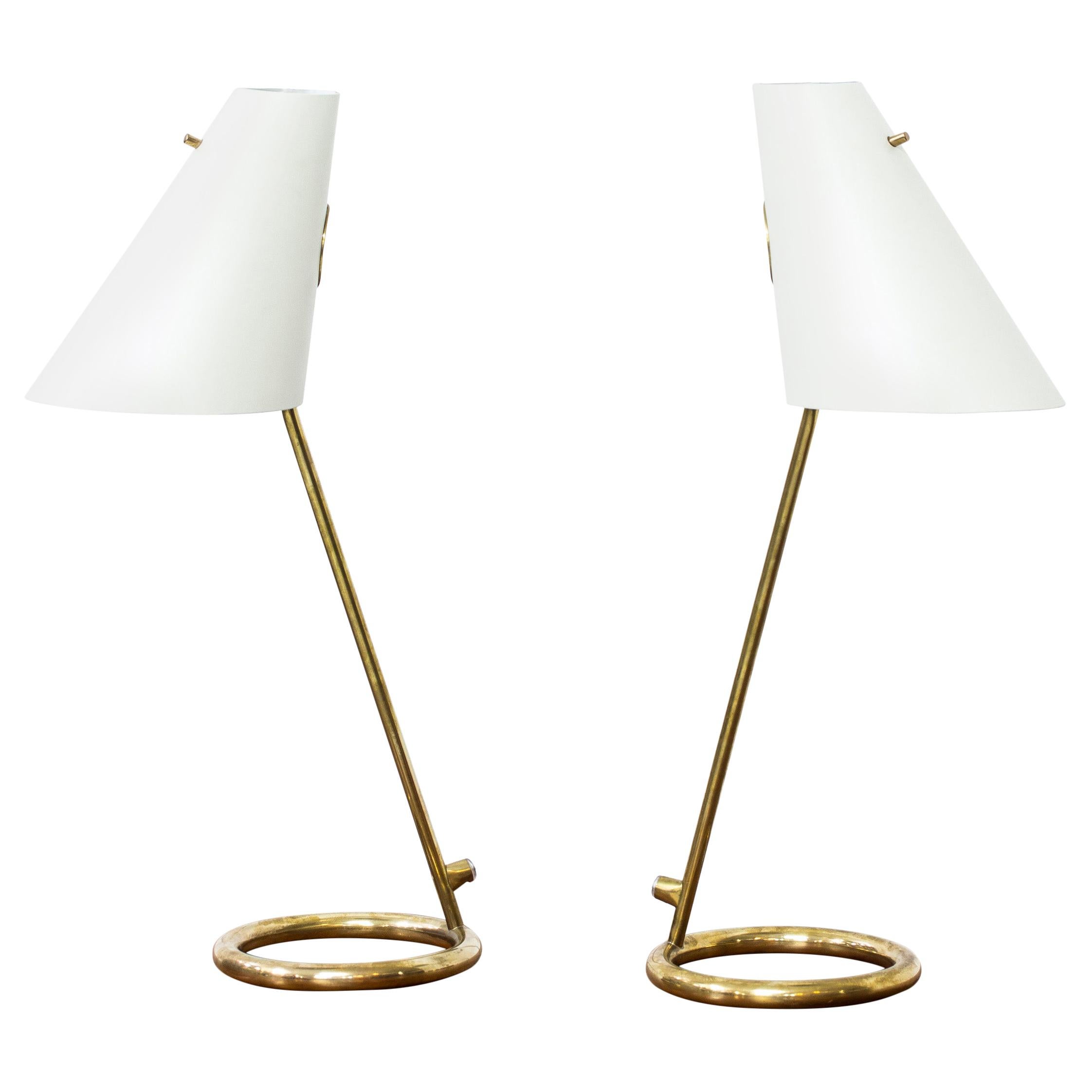Paire de lampes de table "B 90" de Hans-Agne Jakobsson:: Suède:: années 1960 en vente
