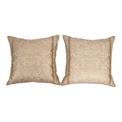Pair of B. Viz Design Antique Fortuny Pillows