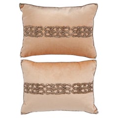 Pair of B. Viz Design Antique Textile Pillow