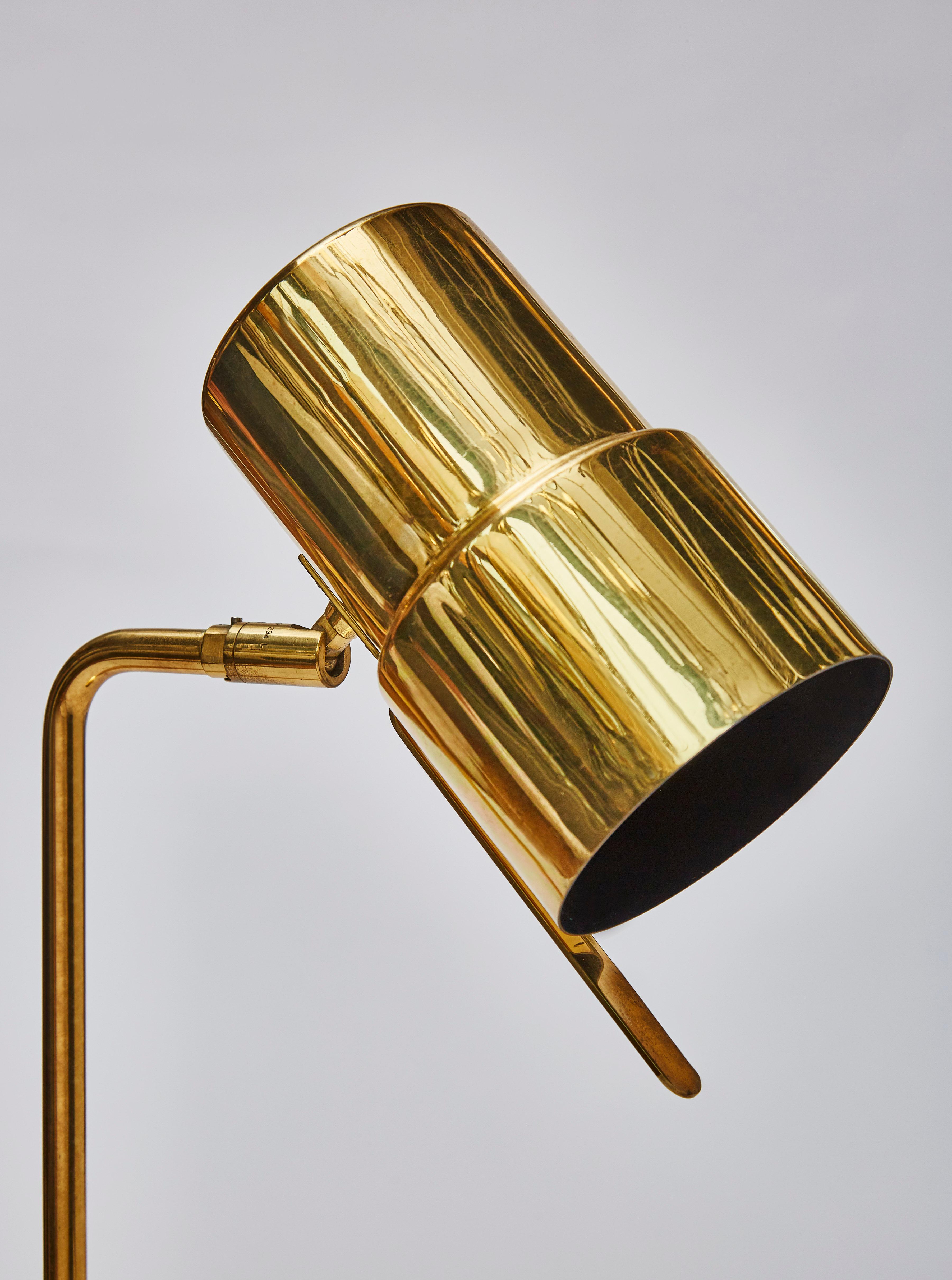Pair of B195/2 Brass Table Lamps by Hans Agne Jakobsson 2