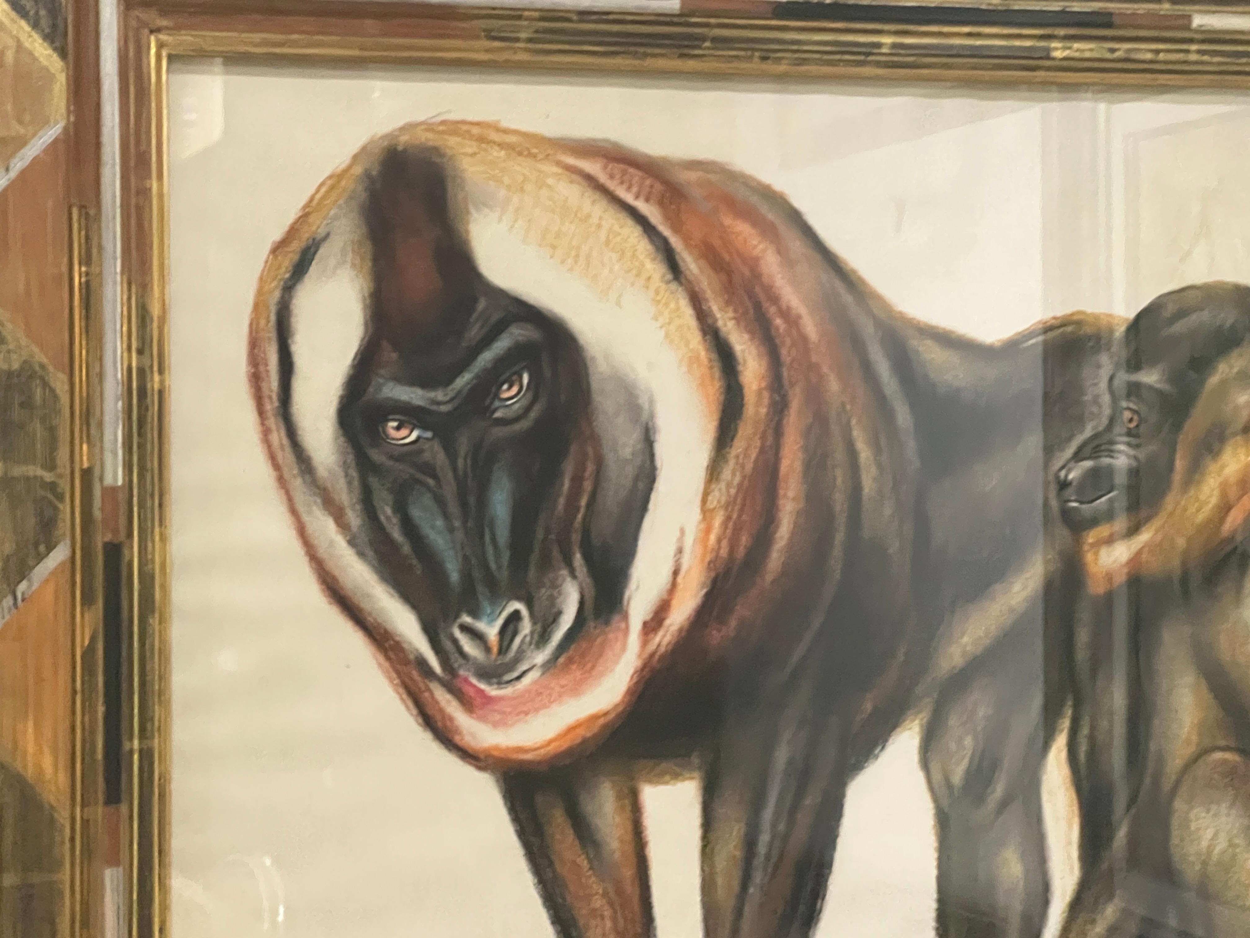 Art déco Paire de babouins par André Margat en vente