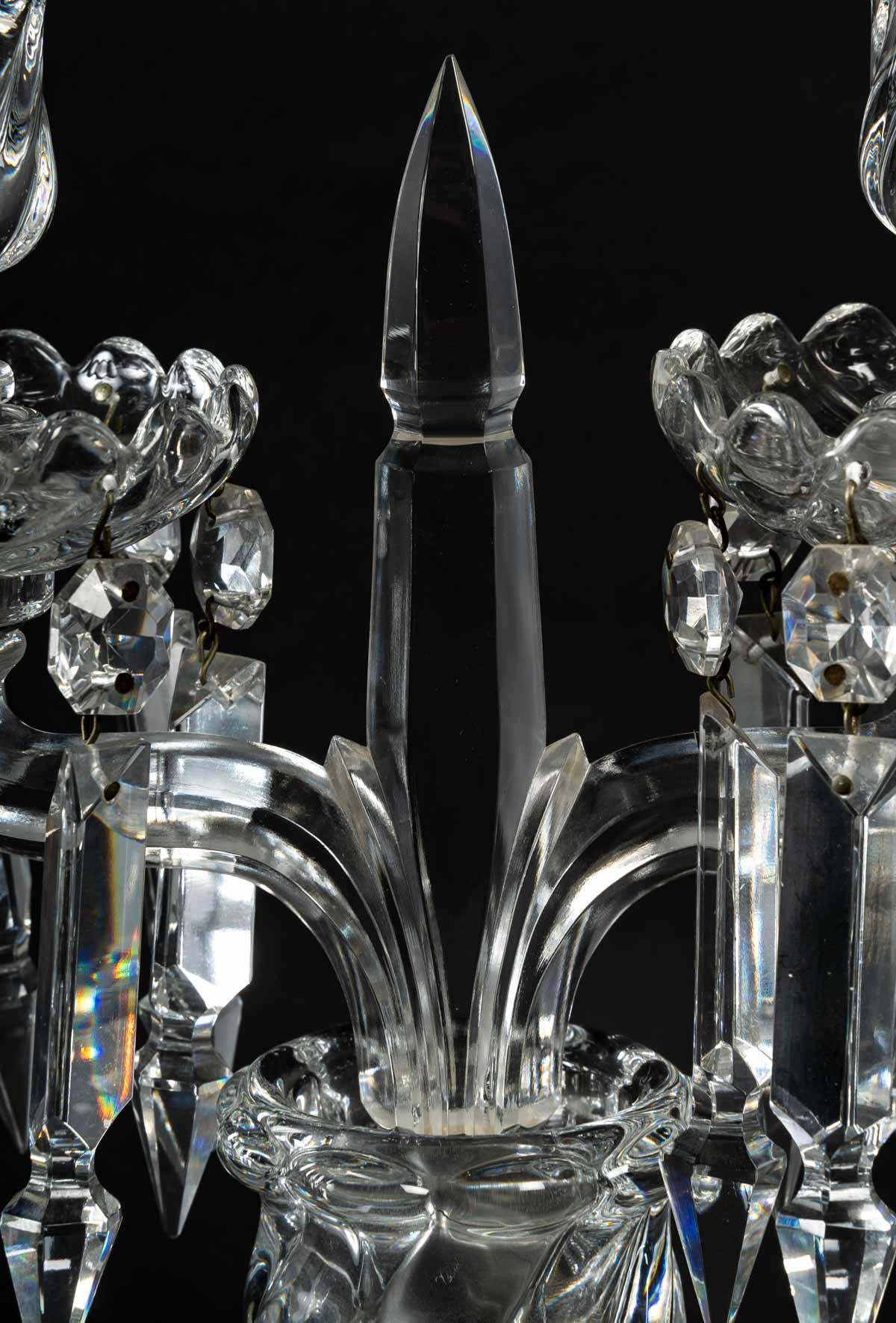 vintage baccarat crystal candlesticks
