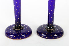 Pair of Baccarat Crystal Bouquetières, Soliflores, Napoleon III Period.