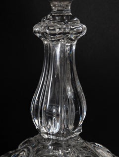 Pair of Baccarat Crystal Candelabras, Early 20th Century
