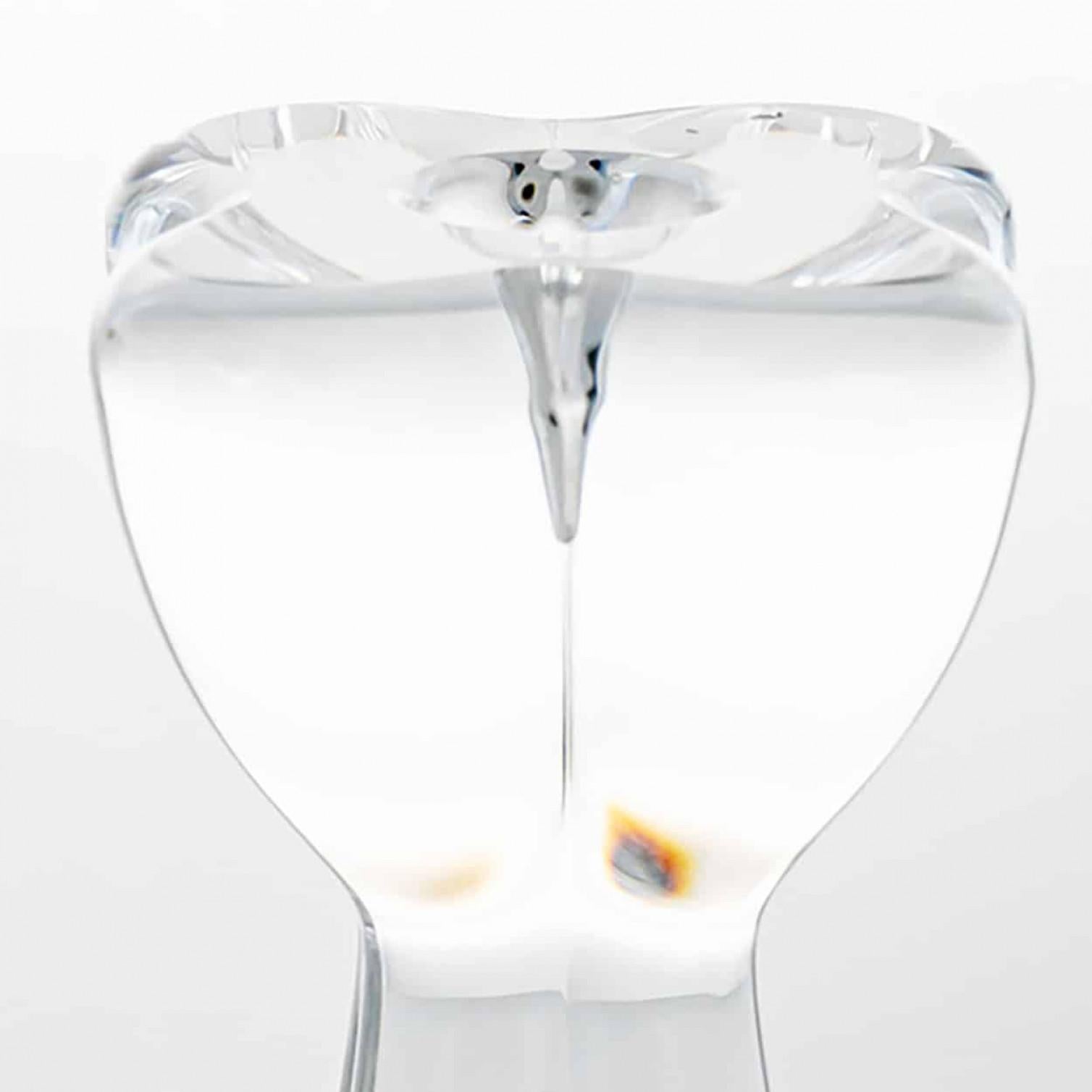 Altro Coppia di portacandele in cristallo trasparente Baccarat Diomede, Francia in vendita