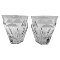 Paire de verres à whisky Baccarat Harcourt Talleyrand